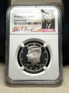 1993 S �V���o�[ 50�Z���g PF69 �E���g���J���I NGC �P�l�f�B �n�[�t�_���[ RF