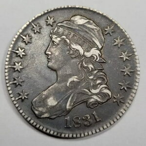 1831�N 50�Z���g �L���b�v�h�o�X�g �n�[�t�h�� �`���C�X AU �_�[�N�\�ʌ��� Wow *J113