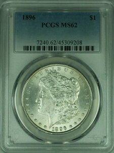 1896�N �����K����� $1 PCGS MS-62 �x�^�[�R�C�� (40B)