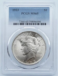 1923�N P �s�[�X��� $1 PCGS MS65 - U1133