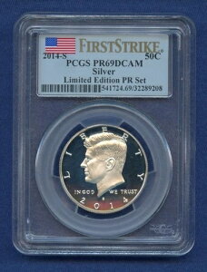 2014 S PCGS PR69 DCAM �P�l�f�B�V���o�[�n�[�t�_���[ 50�Z���g ����� PR �Z�b�g FS