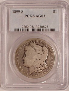 1899-S �����K���E�_���[ PCGS AG03 ~ �� �|�b�v 19