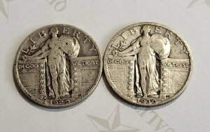 �X�^���f�B���O�E���o�e�B�E�N�H�[�^�[�E���b�g - VF 1928-D�AVF+ 1930 - C9582X