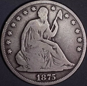 1875�N�� ���ʃn�[�t Ch G/VG / �I���W�i���n�[�t�̔�������� / �_���[�W�Ȃ��A���p������