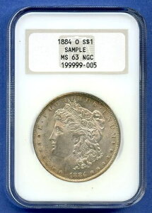 1884 O NGC MS63 �����K�� 1�h�� �č������� �V���o�[ 4.0 �I�[���h�t�@�b�e�B�T���v�� �X���u�g�[��