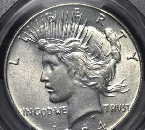 1934�N�s�[�X�h�� PCGS MS 62 ���炩�ȋ�F�̃T�e����������t���X�g���C�N