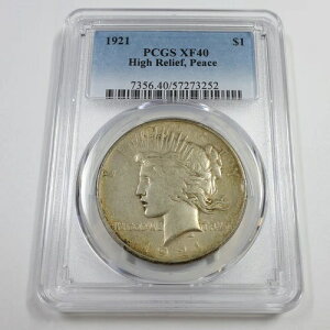 1921�N P PCGS XF40 - �����������s�[�X�_���[ 1�h���č��R�C�� #57116A