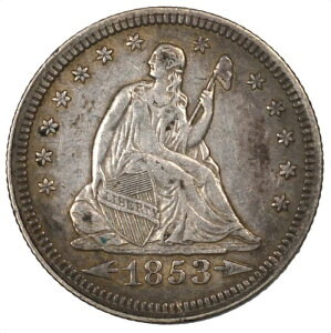 1853�N �A���[�Y�����C�Y ���o�e�B�E�V�[�e�b�h �V���o�[ �N�H�[�^�[ 25�Z���g AU