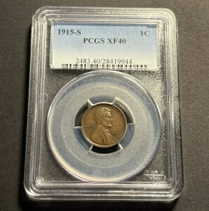 1915-S �����J�[�� �E�B�[�g �Z���g ? PCGS XF40 �D�Ǔ��t ??