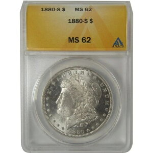 1880�N S �����K���E�_���[ MS 62 ANACS �V���o�[ ������ SKU:I23153