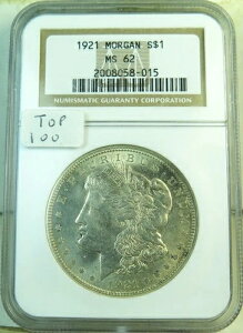 1921�N �����K���E�_���[ NGC MS63 *VAM 41B �s�b�g���o�[�X TOP100* CLC