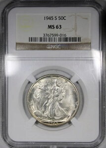 1945-S �E�H�[�L���O�E���o�e�B�E�n�[�t�_���[ NGC MS63 �قڔ� �y���g�[��