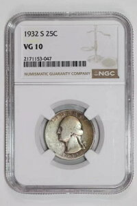 1932-S ���V���g�� �N�H�[�^�[ NGC VG10