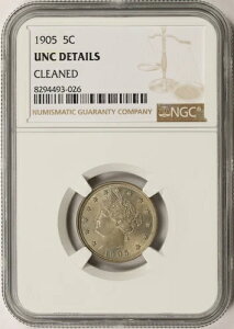 1905 5c ���o�e�B �j�b�P�� NGC UNC �f�B�e�[���N���[��-