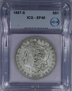 1887�N-S ���[�K���h�� $1 ICG EF40 XF40-