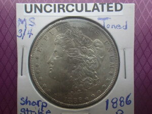 1886�N���uP�v�����K���V���o�[ $-������/MS 3/4-�V���[�v�X�g���C�N�����X�^�[�g�[��