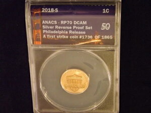 2018-S �y�j�[ ���o�[�X�v���[�t 50���N�L�O �t�@�[�X�g�X�g���C�N ANACS RP 70