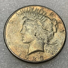 1923年 Sピース銀貨 - 金色調