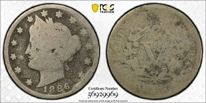 1886�N ���o�e�BV �j�b�P�� 5C PCGS AG �ڍ� - �_���[�W����
