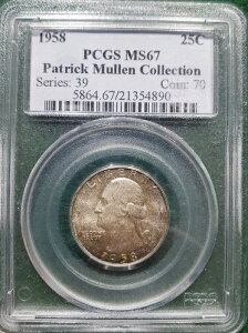 1958�N���V���g���N�H�[�^�[ PCGS MS67 �p�g���b�N�E�}�����R���N�V����