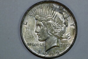 �O���[�h �񖢗��� 1922 P VAM 5 DDR Peace Silver Dollar (PDX819)-