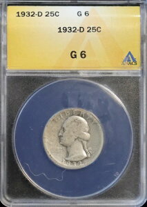 1932�N-D ���V���g���N�H�[�^�[ 25�Z���g ANACS G 6 | �ǍD -