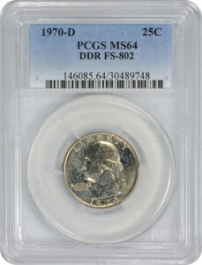 1970-D ���V���g�� �N�H�[�^�[ DDR FS-802 MS64 PCGS