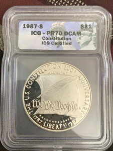 1987-S 1�h�����@�L�O��݃v���[�t�h�� ICG PR70 DCAM