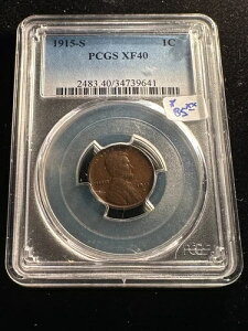 1915�N S �����J�[�� �E�B�[�g�Z���g PCGS XF40 641