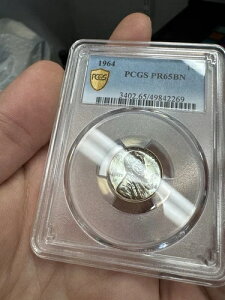 1964�N �����J�[���L�O�� �Z���g �v���[�t PR65BN PCGS TrueView �g�[��