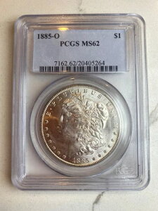 ??1885-O NGC MS 62 ���[�K����݁A���Ɍ���̂���P��??