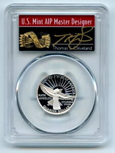 2022 S 25C �V���o�[ �}�� �A���W�F�� �N�H�[�^�[ PCGS PR70DCAM FS �g�[�}�X �N���[�u�����h �A���[�Y