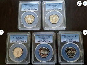 1999-S 25C PCGS PR69DCAM �V���o�[ �L�[���t 5���Z�b�g �X�e�[�g�N�H�[�^�[�R�C��