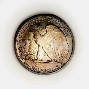 �Z�~�L�[ 1941-S PQ GEM WALKING LIBERTY 50c-�O���[�V�[�g�Ή�-���L�Q��
