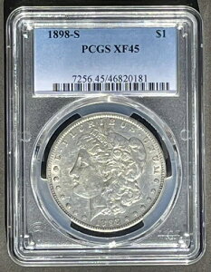 1898�N S���[�K���V���o�[�h�� PCGS XF45-