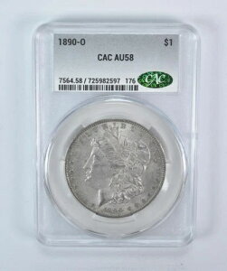 1890�N-O ���[�K���V���o�[�h�� AU58 CAC CACg * 5766-