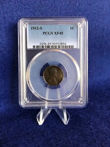 1912-S �����J�[���E�Z���g 1�Z���g �E�B�[�g�E�y�j�[ *PCGS XF45 �`���C�X �G�N�X�g���[�����[�t�@�C���̐V�i* �^�t�E�f�C�g