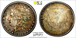 �č� 1885 S �V���o�[ �����K�� �_���[ PCGS XF45 ���C���{�[�g�[��