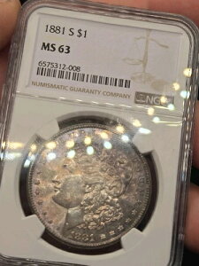 1881-S ���[�K����� NGC MS63 - �g�[�����X�^�[�����X�^�[���� ��
