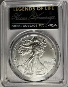 2021�N 1�h�� �V���o�[�C�[�O�� �^�C�v2 PCGS MS70 ���W�F���h NY�����L�[�X �S�Z�[�W�|�b�v 100 # ZAS