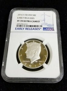 2016 S �V���o�[ �P�l�f�B �n�[�t�_���[ NGC PF70 �E���g���J���I �V���o�[ 50C �A�[���[�����[�X