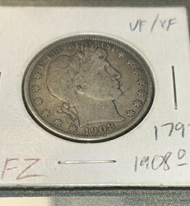 OldMan Duffy�fs Choice Very Fine 1908 O Barber HalfDollar Gr8 Looking ����������!
