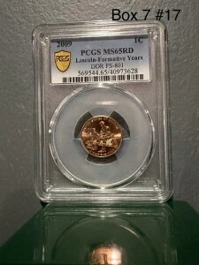 2009 PCGS MS65RD �����J�[���`���� DDR