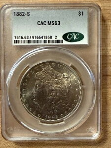 1882-S �����K����� ? CAC MS63 ? ����d�グ �T���t�����V�X�R������ $1