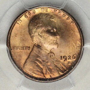 1926-S 1c PCGS �����J�[�� �Z���g �{���̃X���[�W���O XF �ڍ� ���b�h �u���U�[�̂悤�Ɍ�����!