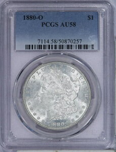 1880-O �����K����� $1 PCGS AU58