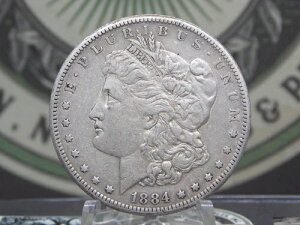 1884 �N S ���[�K�� �V���o�[ �h�� $1 #EC3 East Coast Coin & Collectables, Inc.
