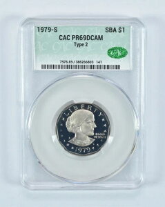 1979-S �X�[�U���EB�E�A���\�j�[ $1 �^�C�v2 PR69 DCAM CAC