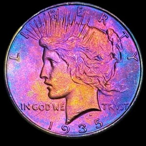 �s�[�X�V���o�[�h�� 90% �V���o�[ 1935�N �����X�^�[���C���{�[�g�[�j���O US $1 �R�C��