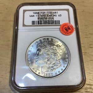 NGC�O���[�h MS63 1888 P ���[�K���V���o�[�h��(�g�b�v100 Vam-11 DDO�C���[)-